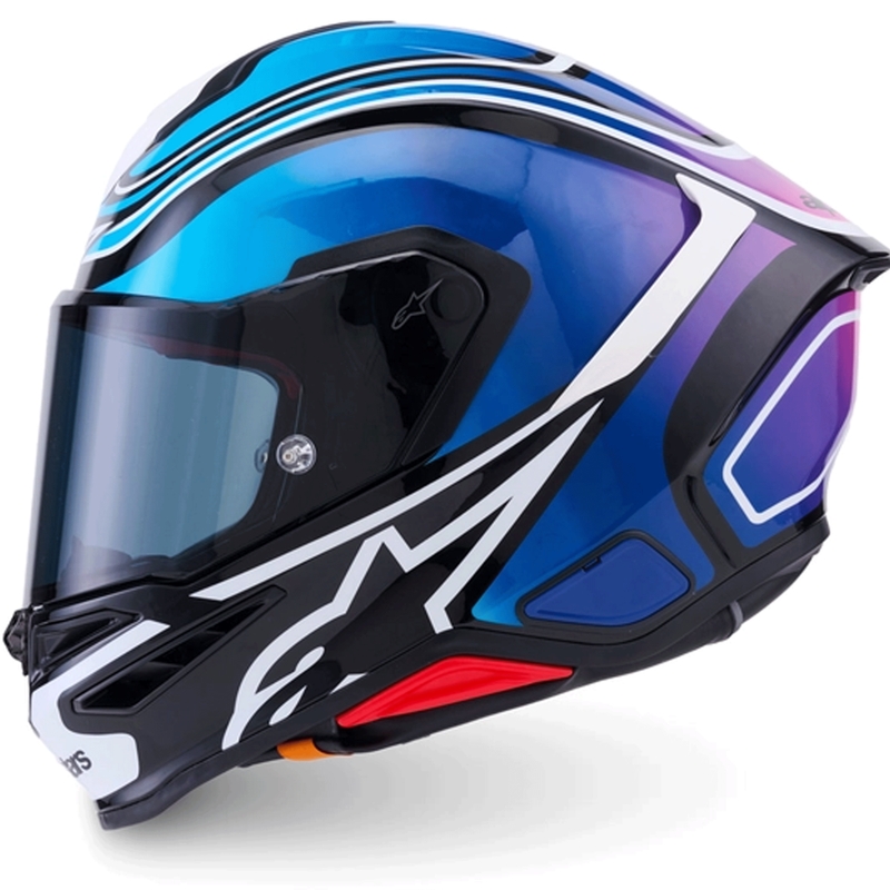 Integrálna helma na motorku Alpinestars S-R7 Zeal čierno-modro-fluo ružovo-biela