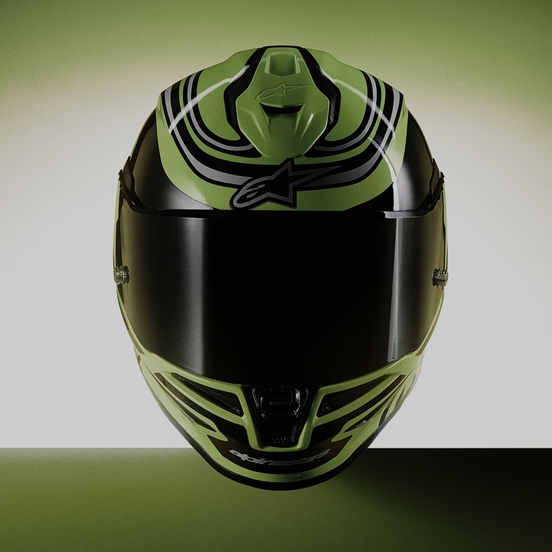 Integrálna helma na motorku Alpinestars S-R7 Zeal fluo žlto-čierno-biela