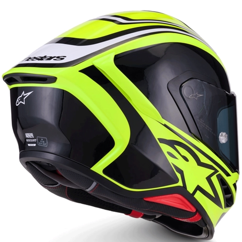 Integrálna helma na motorku Alpinestars S-R7 Zeal fluo žlto-čierno-biela