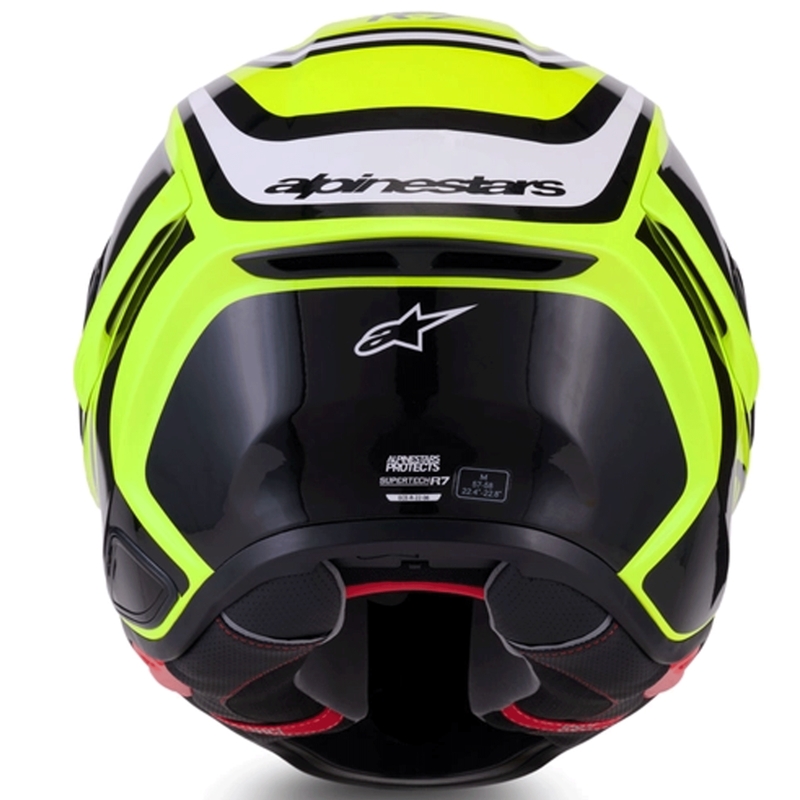 Integrálna helma na motorku Alpinestars S-R7 Zeal fluo žlto-čierno-biela