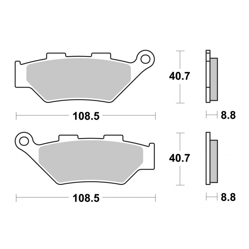Brzdové obloženie BREMBO
