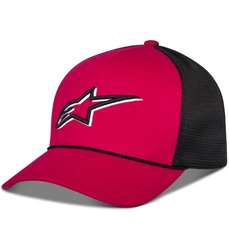 Šiltovka Alpinestars Ageless Shadow Trucker červeno-čierna