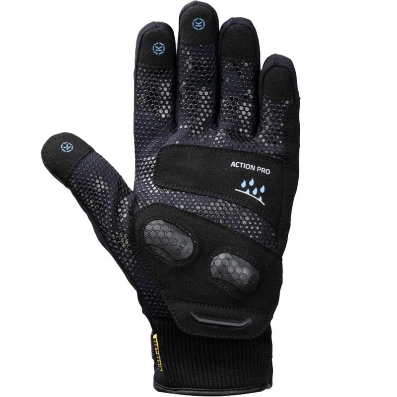 Rukavice na motorku Knox Action PRO Waterproof čierne