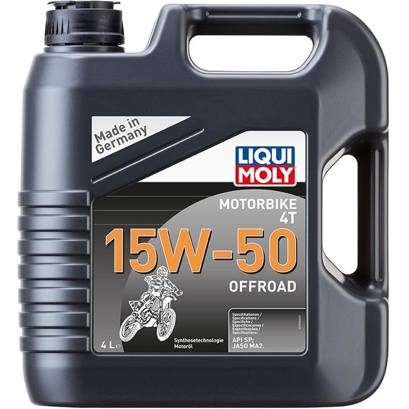 Syntetický motorový olej LIQUI MOLY Motorbike 4T 15W50 Offroad 4 l