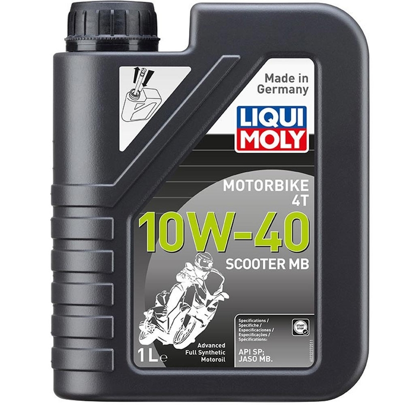 Syntetický motorový olej LIQUI MOLY Motorbike 4T 10W40 Scooter MB 1 l