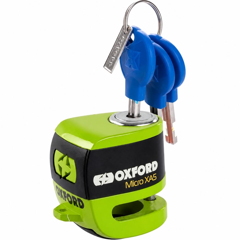 Zámok kotúčovej brzdy Oxford Micro XA5 - limitovaná edícia zelený