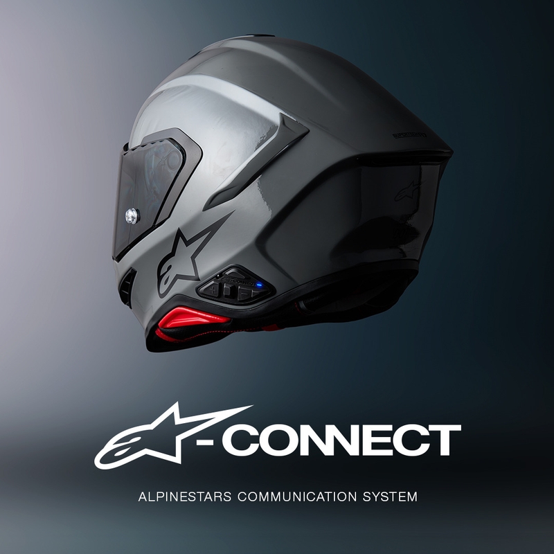 Bluetooth interkom na motorku Alpinestars A-CONNECT system čierny