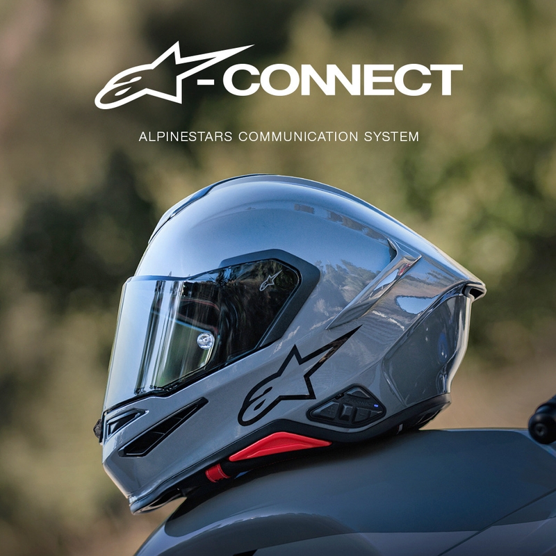 Bluetooth interkom na motorku Alpinestars A-CONNECT system čierny