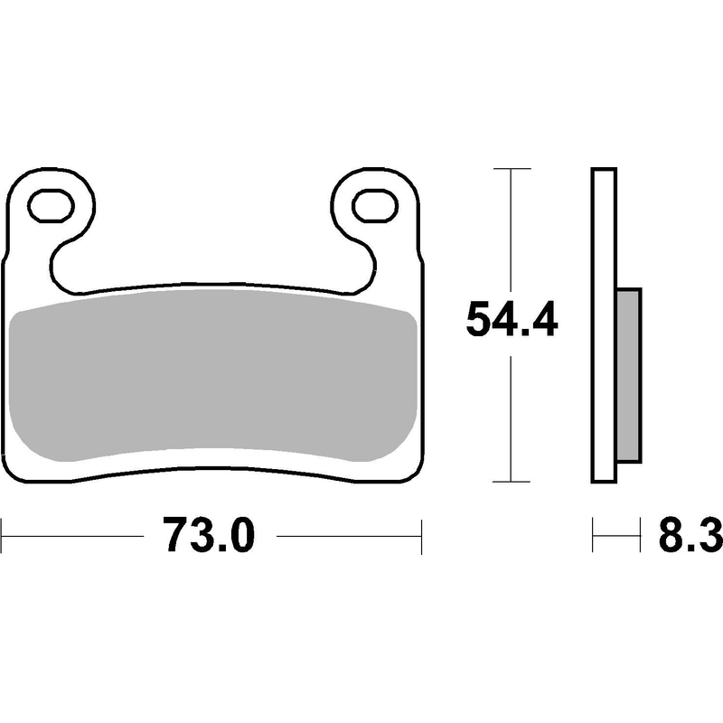 Brzdové obloženie BREMBO