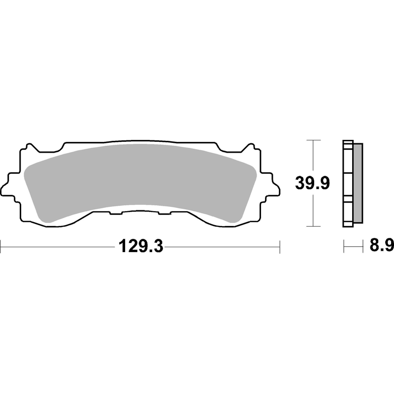 Brzdové obloženie BREMBO