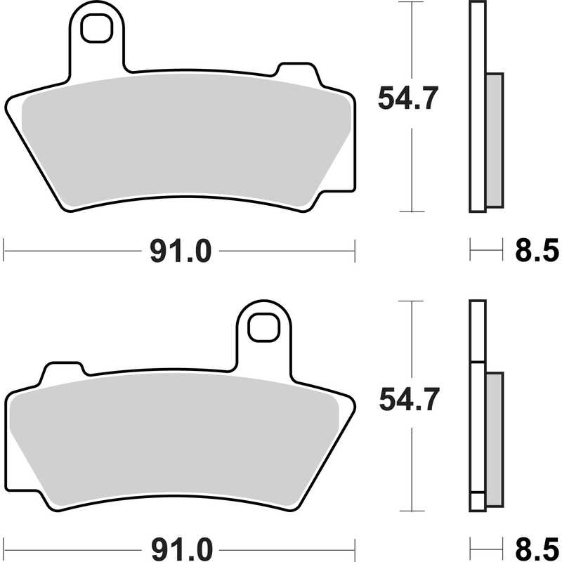 Brzdové obloženie BREMBO