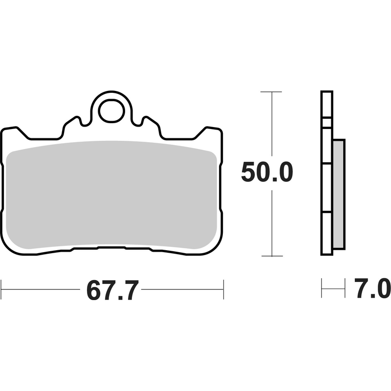 Brzdové obloženie BREMBO