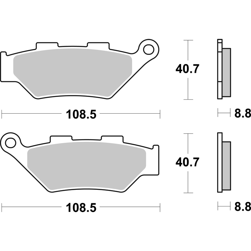 Brzdové obloženie BREMBO