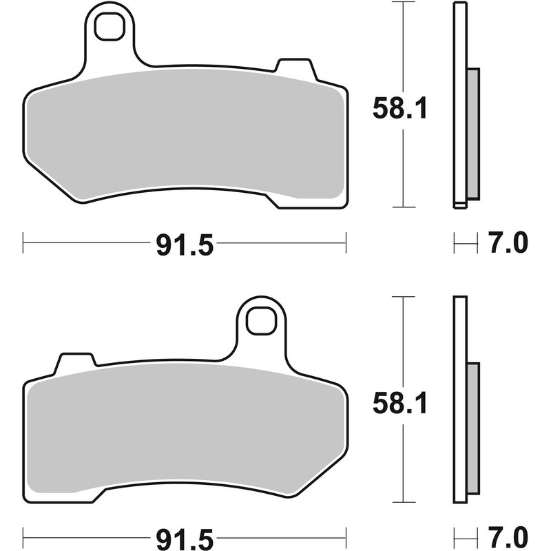 Brzdové obloženie BREMBO