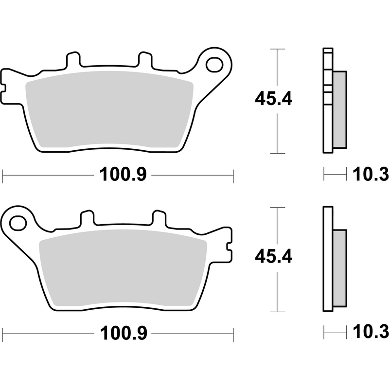 Brzdové obloženie BREMBO pre YAMAHA MXT 850 Niken / GT 2018-2022