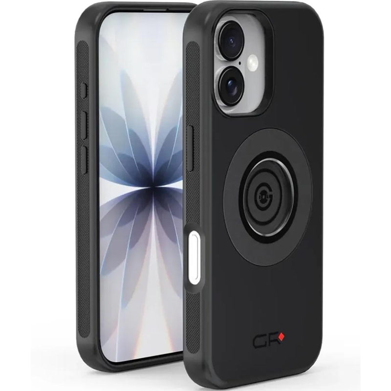 Rýchloupínací kryt na telefón pre Apple iPhone 16 GRxplore čierny