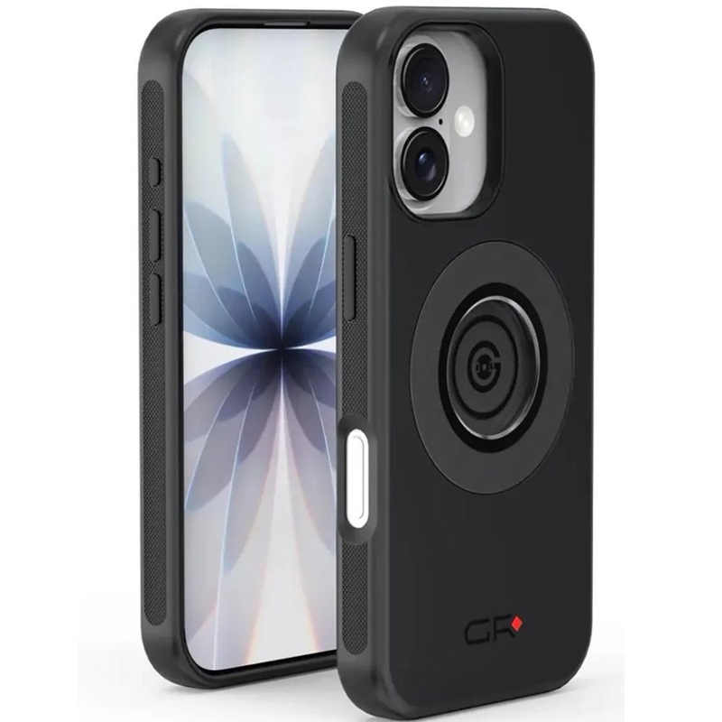 Rýchloupínací kryt na telefón pre Apple iPhone 16 Plus GRxplore čierny