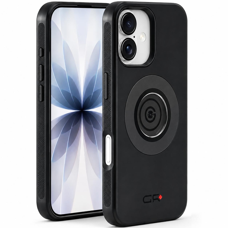 Rýchloupínací kryt na telefón pre Apple iPhone 17 GRxplore čierny