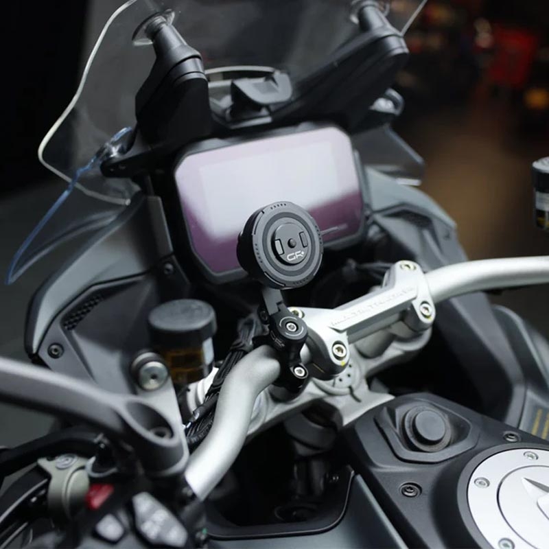 Držiak telefónu na riadidlá motocykla s nastaviteľným ramenom GRxplore MT11 čierny