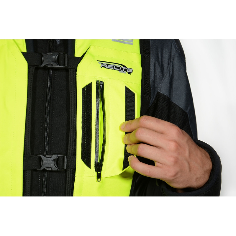 Airbagová vesta HELITE Turtle 2 fluo žltá