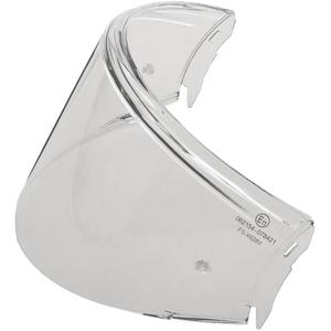 Plexi pre helmy na motorku Cassida Multiflip s prípravou pre Pinlock číre