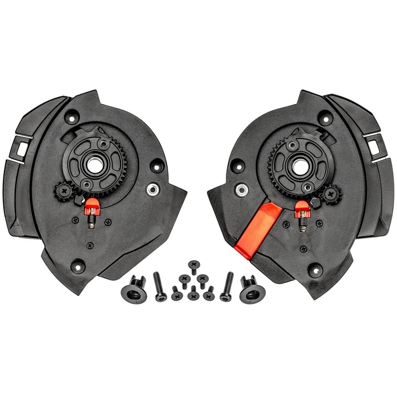 Mechanizmus plexi pre helmy na motorku Cassida Multiflip čierny