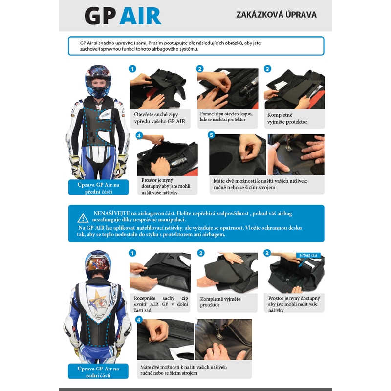 Airbagová vesta HELITE GP Air 2 čIerno-biela