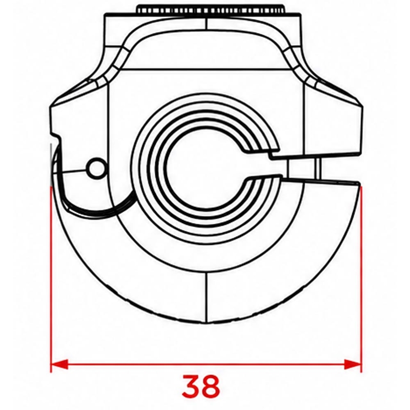 Základňa držiaka telefónu Quad Lock® 360 V2 Small čierna