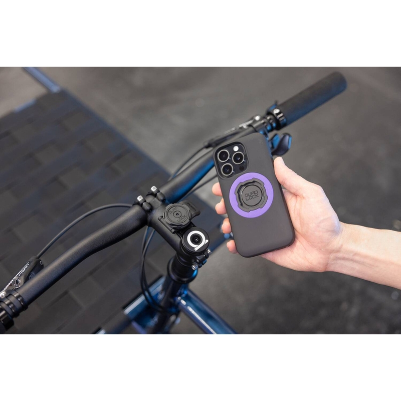 Držiak telefónu Quad Lock® Stem Cap Mount čierny