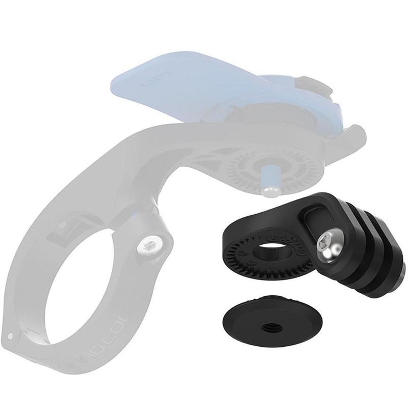 Adaptér Quad Lock® pre akčnú kameru/svetlo čierny