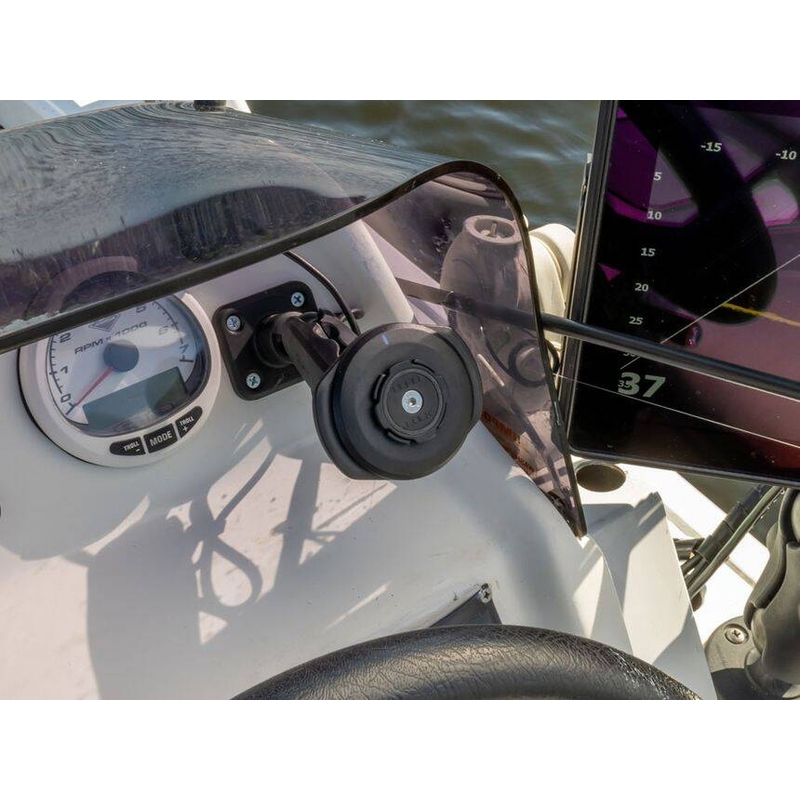 Plochá základňa Quad Lock® 360 čierna