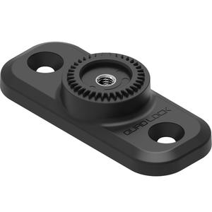 Plochá obdĺžniková základňa Quad Lock® 360 s 2 otvormi čierna