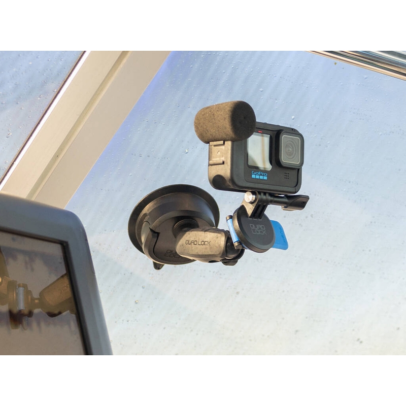 Adaptér pre športové kamery Quad Lock® - Standard Go Pro čierny