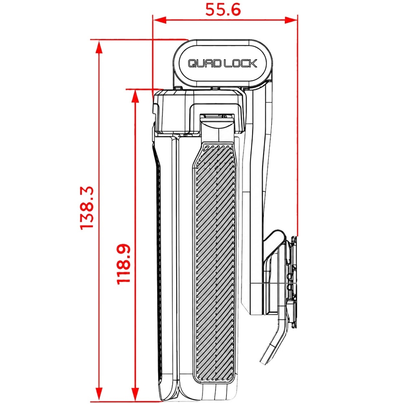 Statív Quad Lock® čierny