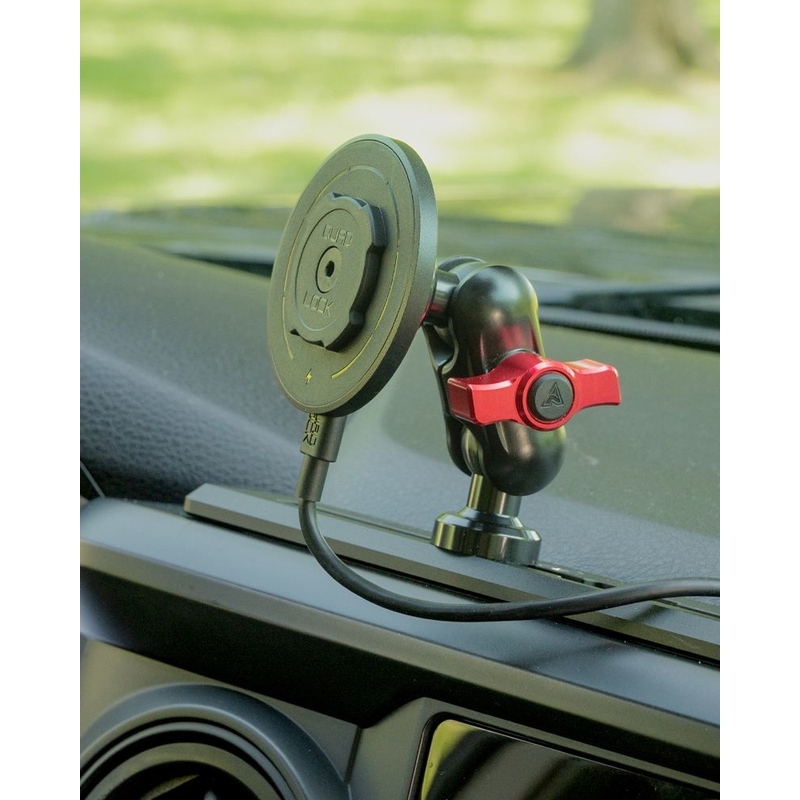 Adaptér Quad Lock® Car - Ball Top Cap Adaptors čierny