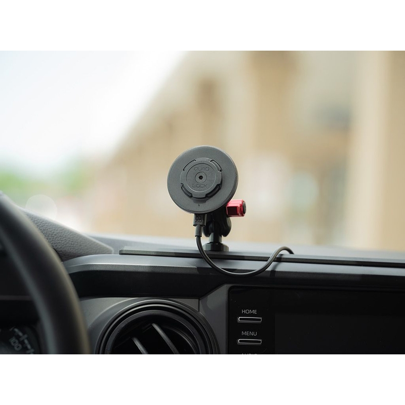 Adaptér Quad Lock® Car - Ball Top Cap Adaptors čierny