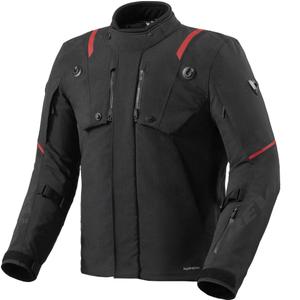 Bunda na motorku Revit Fractal H2O čierna