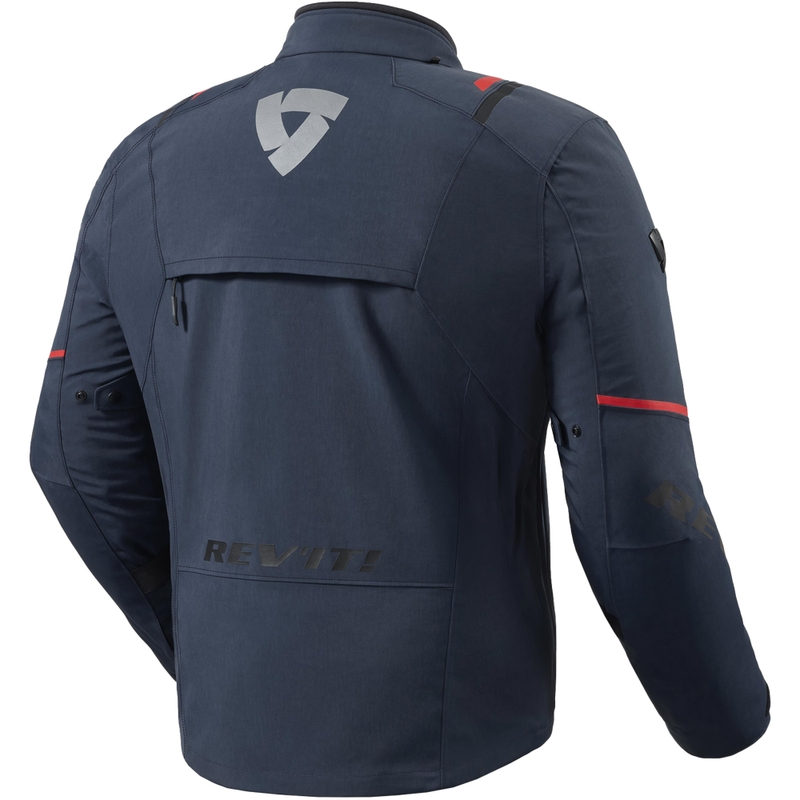 Bunda na motorku Revit Fractal H2O tmavo modrá