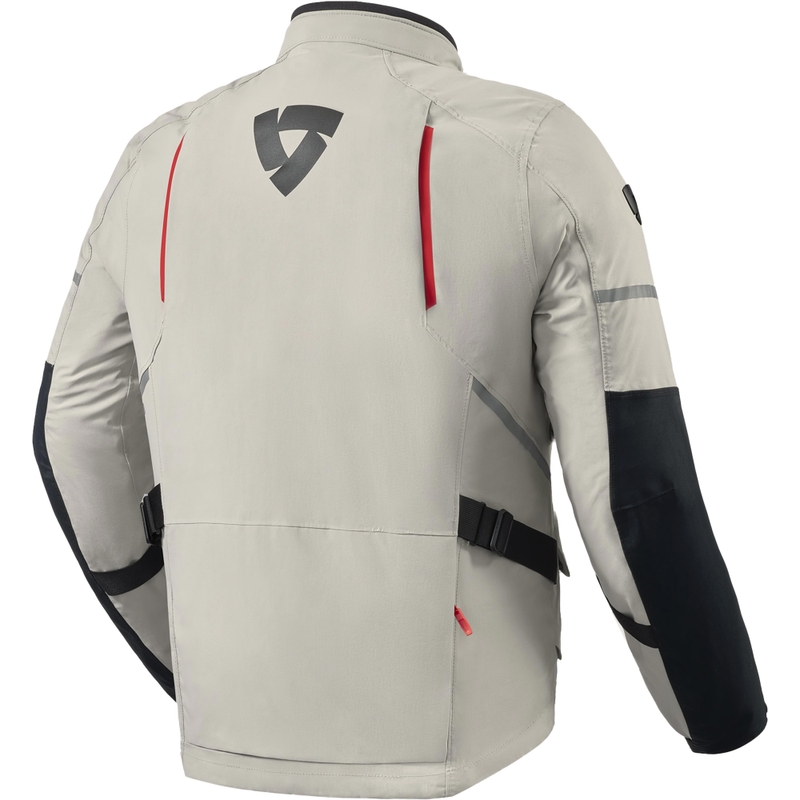 Bunda na motorku Revit Vertical 2 GTX sivo-červená