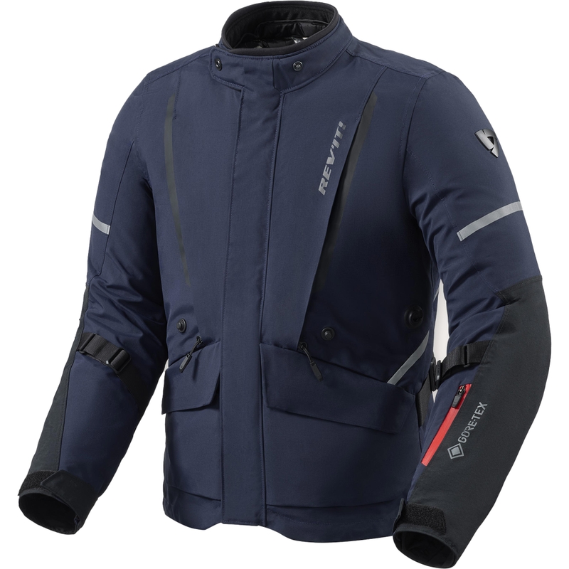 Bunda na motorku Revit Vertical 2 GTX tmavo modro-čierna