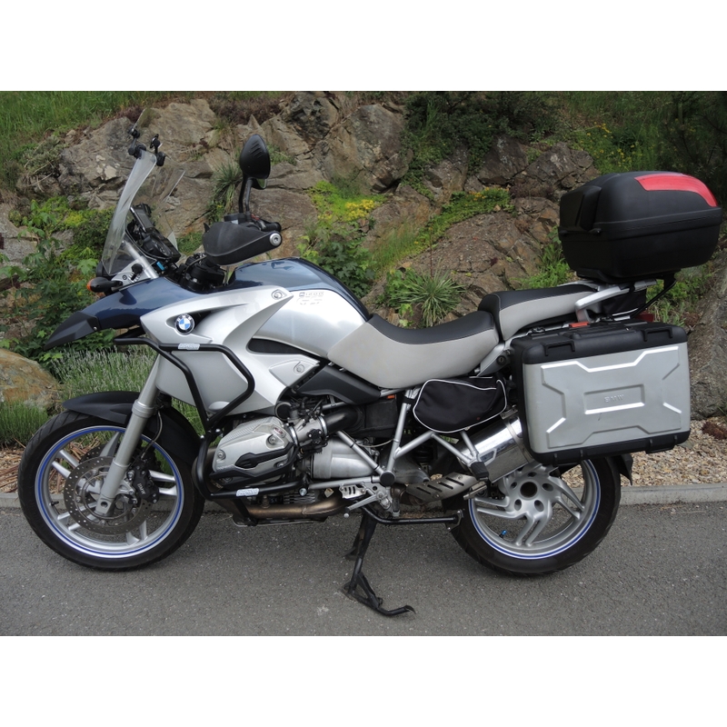 Ochrana motora RDMOTO čierna horný + spodný pre BMW R 1200 GS 2004-2007