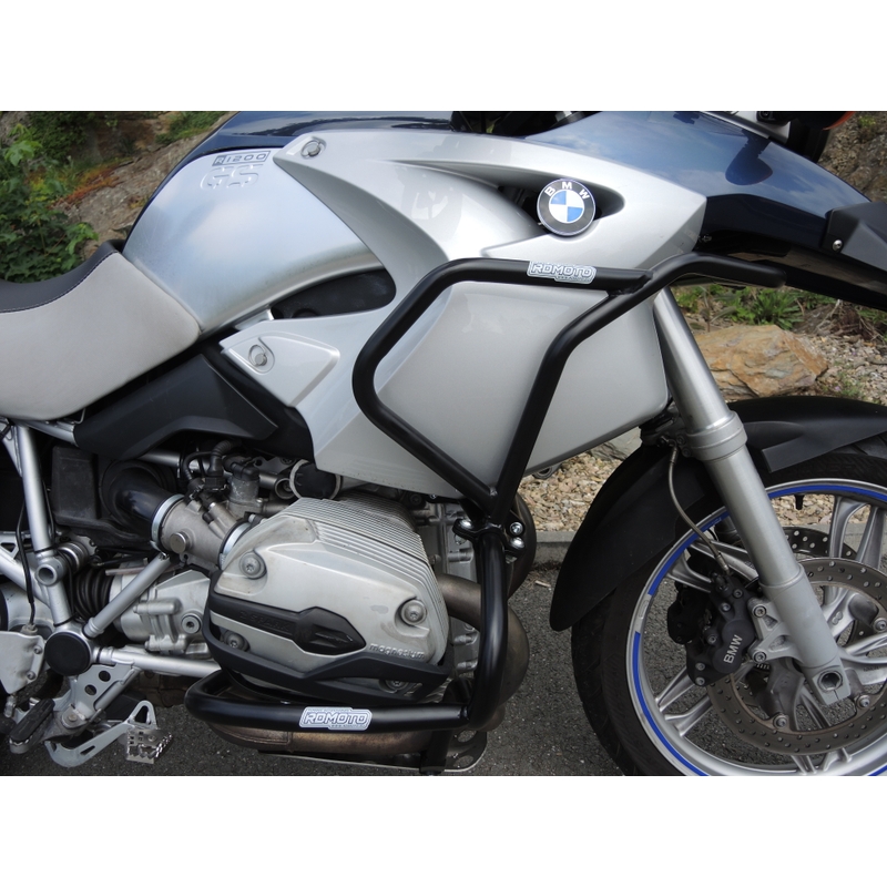 Ochrana motora RDMOTO čierna horný + spodný pre BMW R 1200 GS 2004-2007