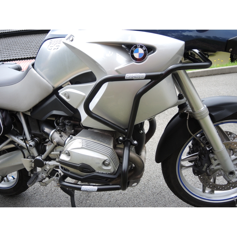 Ochrana motora RDMOTO čierna horný + spodný pre BMW R 1200 GS 2004-2007