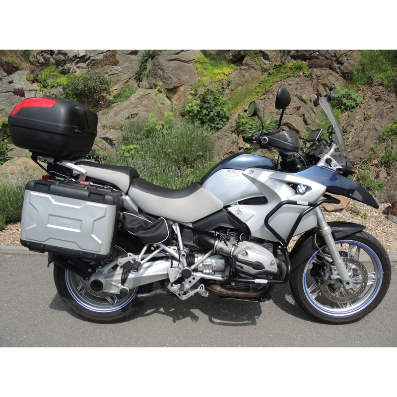 Ochrana motora RDMOTO čierna horný + spodný pre BMW R 1200 GS 2004-2007