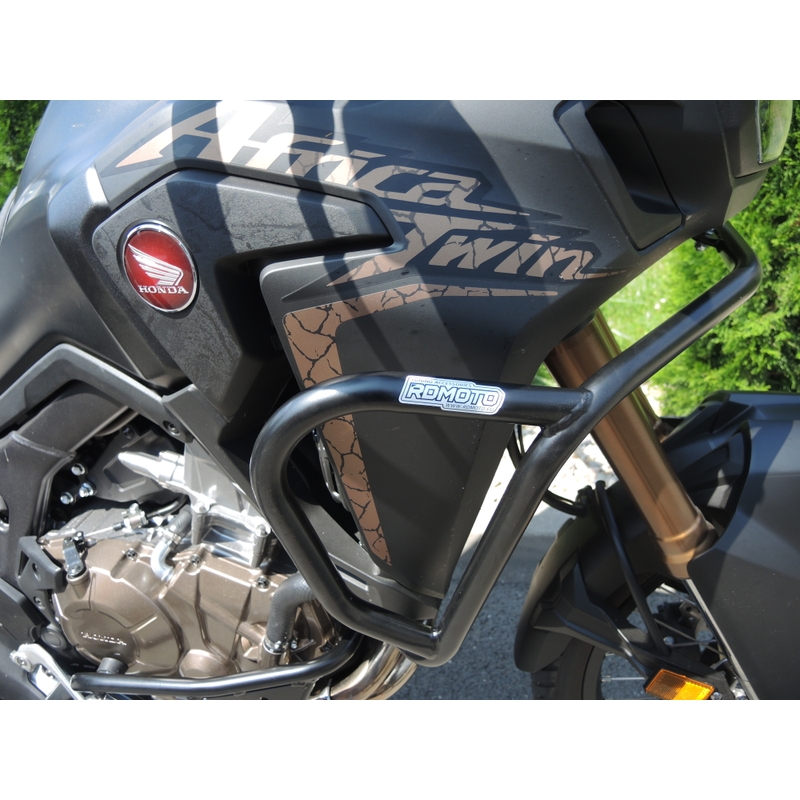 Ochrana motora RDMOTO matná čierna horný + spodný pre HONDA CRF 1000 L Africa Twin 2016-2019