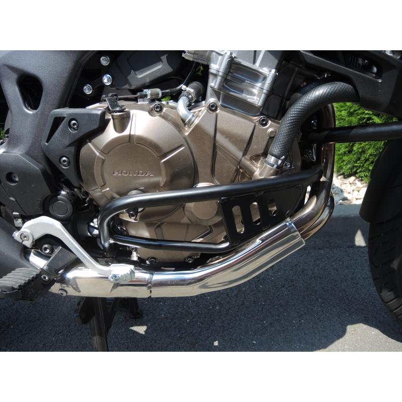 Ochrana motora RDMOTO matná čierna horný + spodný pre HONDA CRF 1000 L Africa Twin 2016-2019