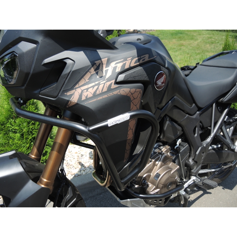 Ochrana motora RDMOTO matná čierna horný + spodný pre HONDA CRF 1000 L Africa Twin 2016-2019