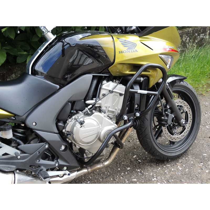 Ochrana motora RDMOTO matná čierna horný + spodný pre HONDA CBF 600 / S 2008-2012