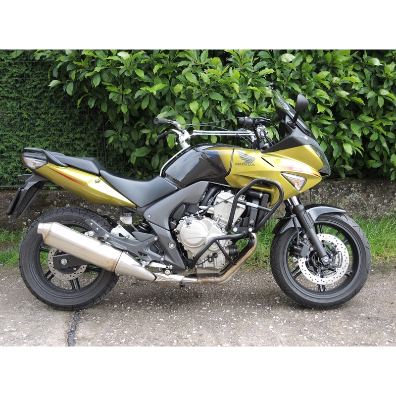 Ochrana motora RDMOTO matná čierna horný + spodný pre HONDA CBF 600 / S 2008-2012