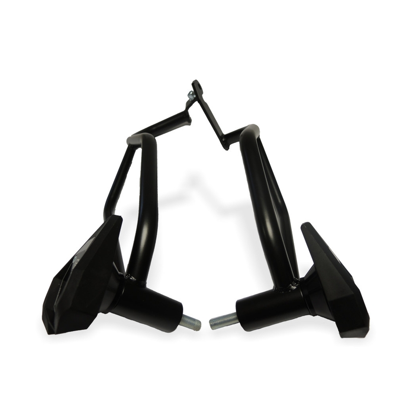 Ochrana motora RDMOTO matná čierna s jazdcom SL01 pre YAMAHA MT-07 700 2014-2023, YAMAHA XSR 700 2014-2023